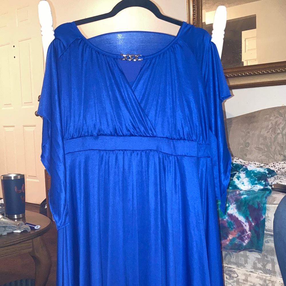 Fashion Bug Royal Blue Maxi Dress